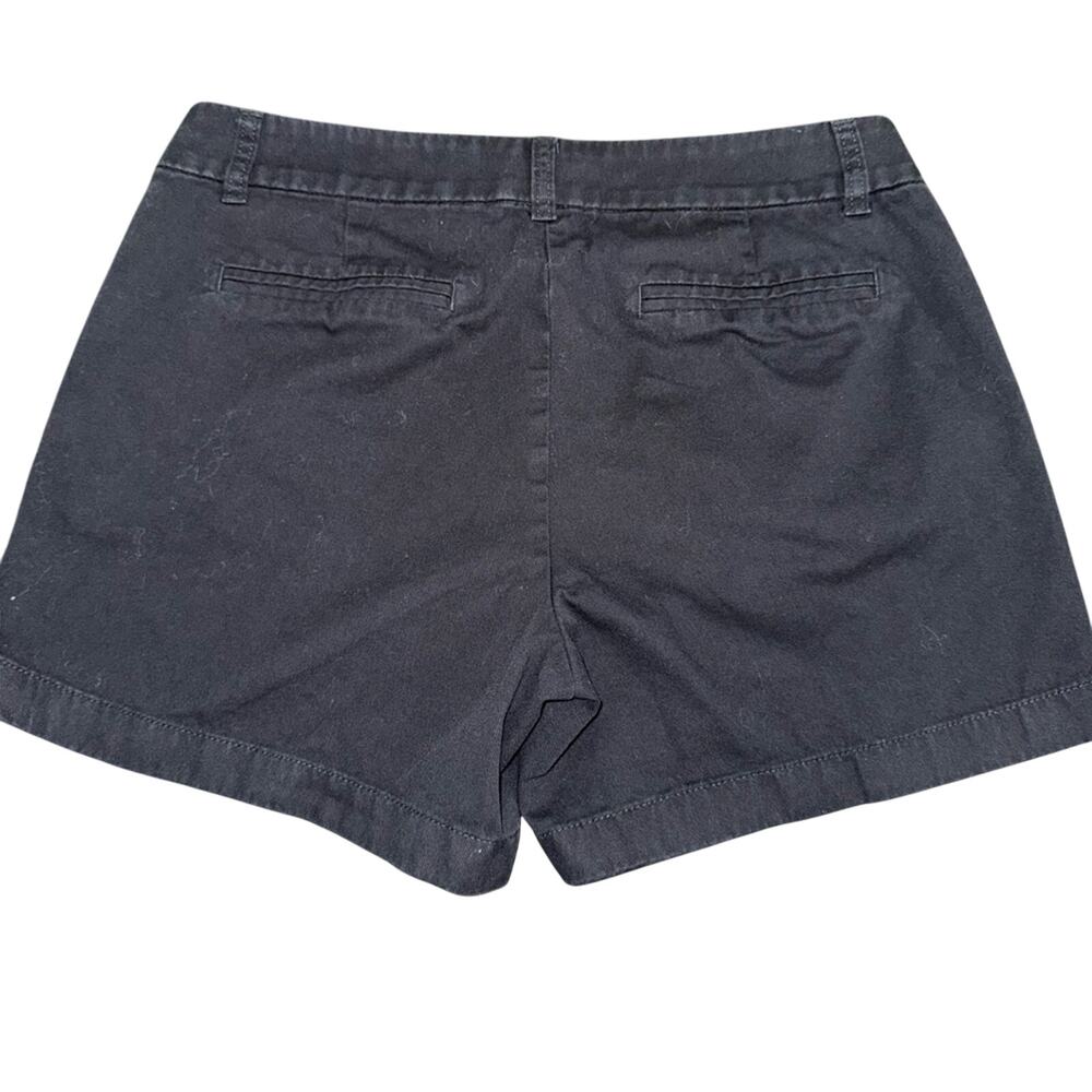 UEC J. CREW 100% COTTON CHINO 4.5” INSEAM BLACK SHORTS SZ 8